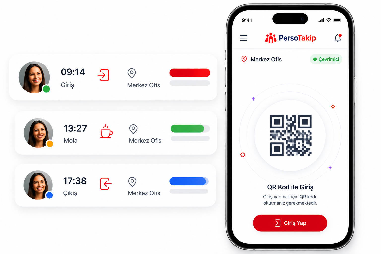 Konum Tabanlı QR ile Giriş
