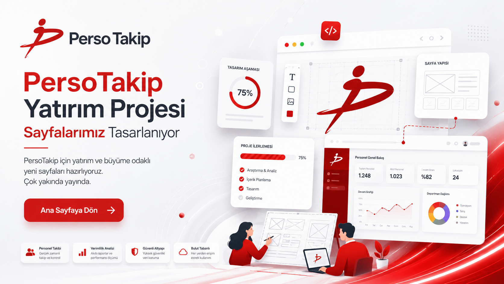 Perso Takip – Sayfalarımız Tasarlanıyor